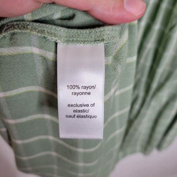 Maurices Light Green Plaid Ruffle Trim Sleeveless Square Neckline Mini Dress - Picture 8 of 10